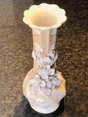 Decorative Vase with Flowers Clay new