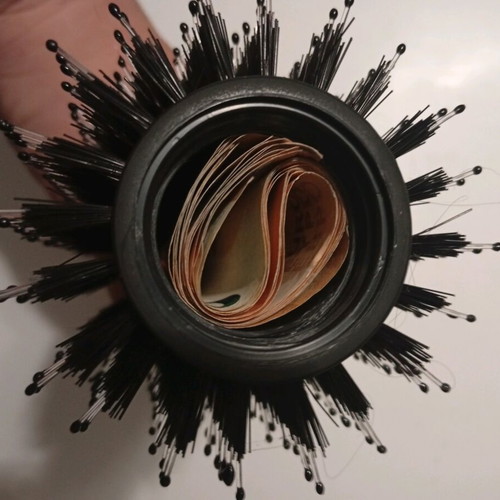 Money and valuables hiding brush like new