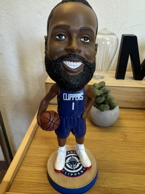 James Harden bobblehead figure, 22 cm resin, hand-painted