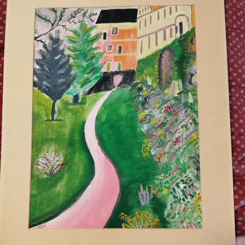 Acrylic painting like new, handmade, 40 x 50cm without frame