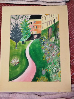 Acrylic painting like new, handmade, 40 x 50cm without frame