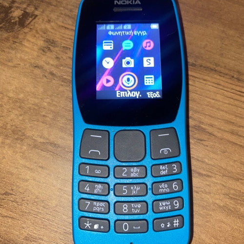 Vintage mobile phone Nokia 110 (TA-1192) like new, blue