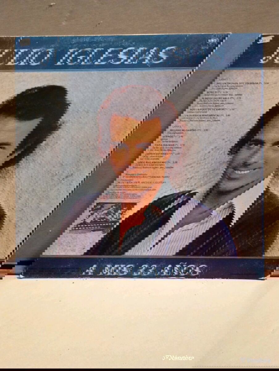 Julio Iglesias A Mis 33 Años LP μεταχειρισμένο, blues € 6