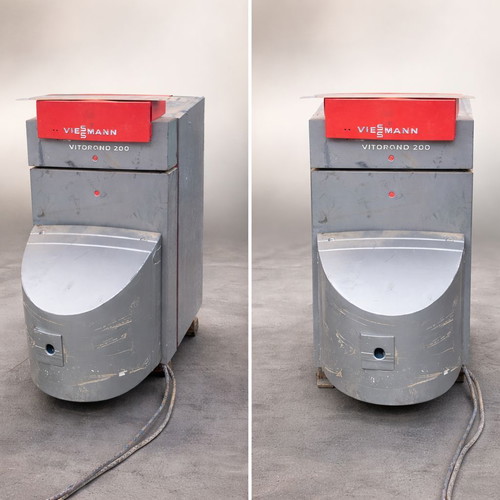 Viessmann oil boiler used with cast iron burner Vitorond 200