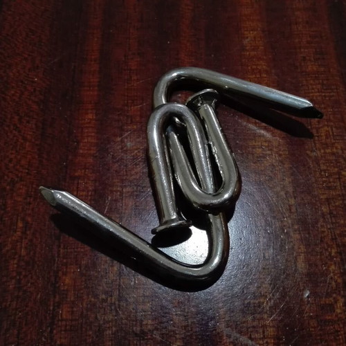 Metal cast puzzle used
