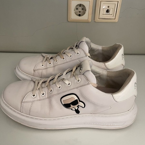 Karl Lagerfeld men's sneakers size 45 like new, white