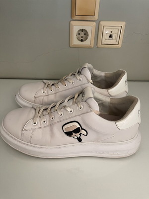 Karl Lagerfeld men's sneakers size 45 like new, white