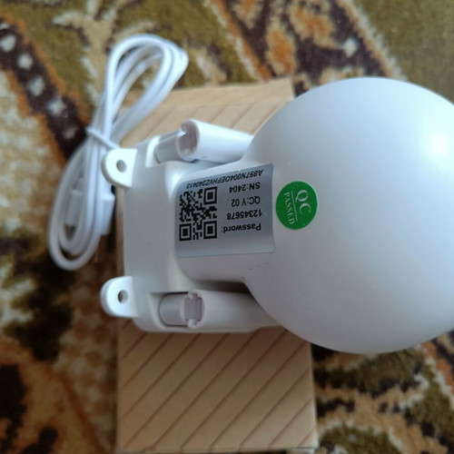Rechargeable surveillance camera with infrared and memory card slot new