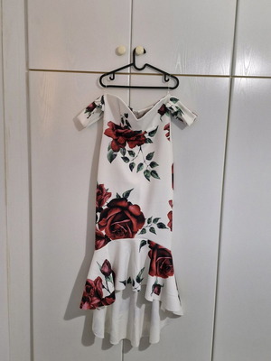 Floral dress used, size XL