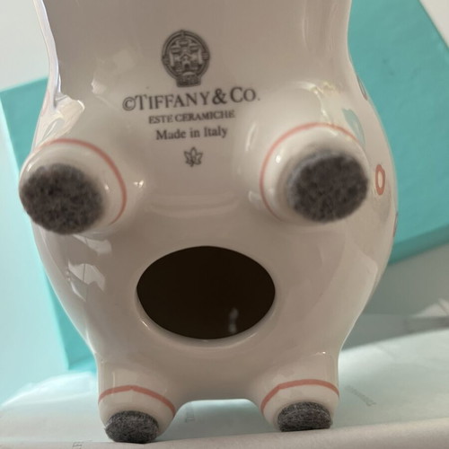 Tiffany & Co. porcelain piggy bank, new, set of 2
