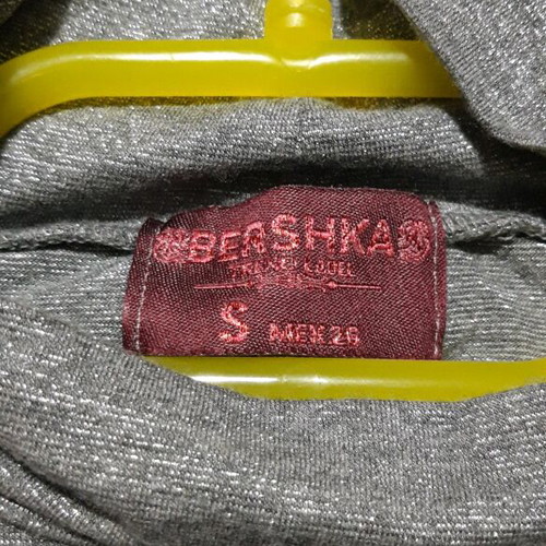 Silver Bershka dress size Small like new with turtleneck collar