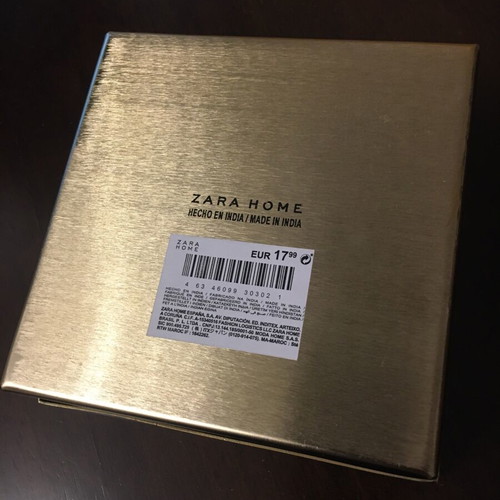 Zara Home luxury mini candle set new, 3 Musk Shades with lid