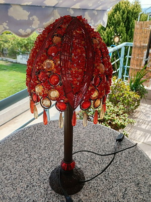 Table lamp like new, height 0.53 m