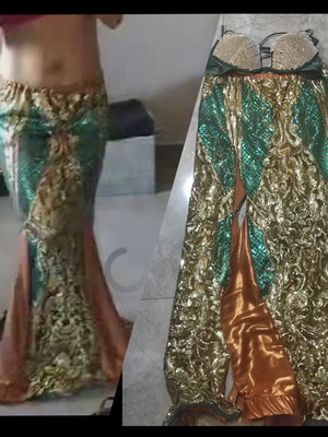Κουστούμι χορου οριενταλ belly dance costume oriental