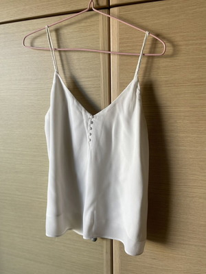 Lingerie Stradivarius Louse Fit Medium άσπρο σαν καινούργιο, υφή λίνου