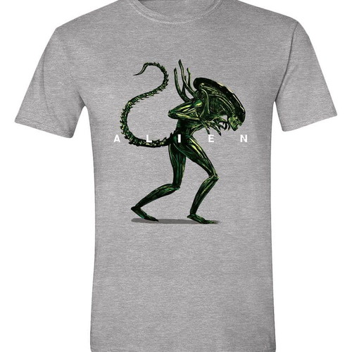 Alien Movie T-shirt grey new PCMerch
