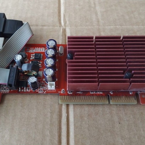 NVidia GeForce Gainward 6200 256MB DDR 64bit AGP graphics card used