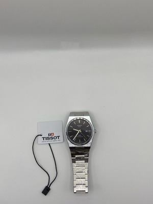 Tissot ρολόι καινούργιο, 41 mm, μαύρο και ασημί