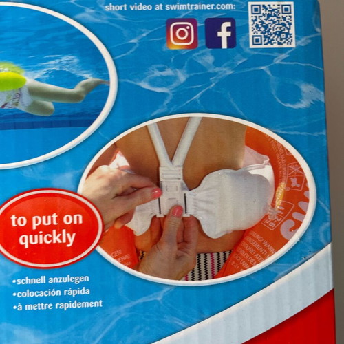 Freds Swim Academy σωσίβιο Swimtrainer κόκκινο για μωρά 3 μηνών έως 4 ετών καινούργιο