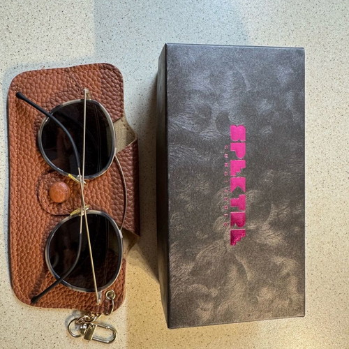 Spektre sunglasses like new, handmade Italian with mirror lens