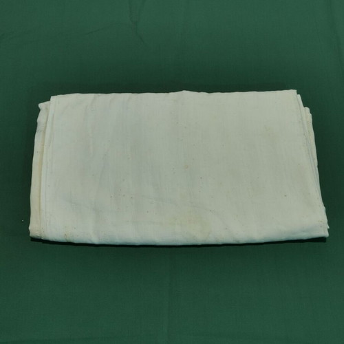 Woven bed sheet used, 1950s era, size 230×180 cm