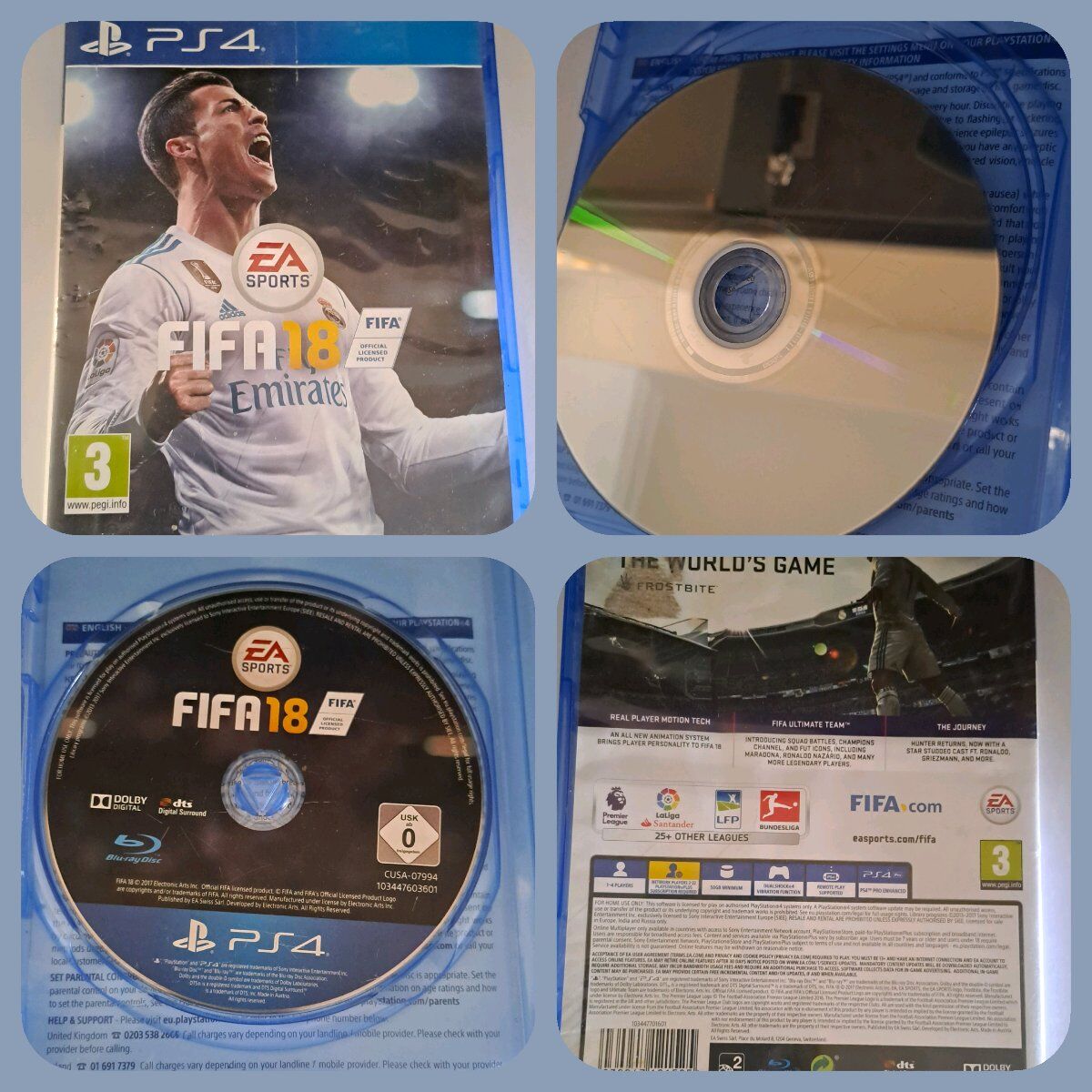 Fifa 18 PS4 used with minor scratches on… - € 5,00 - Vendora.cy