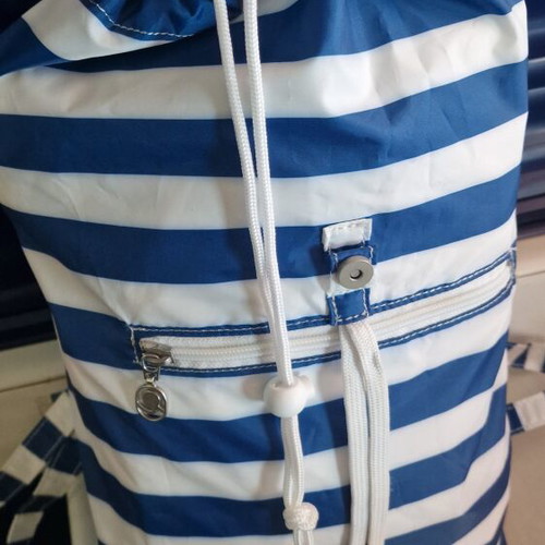 Invicta Minisac backpack 8L blue white stripes like new
