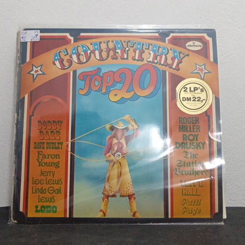 Country Top 20 vinyl used, poor condition