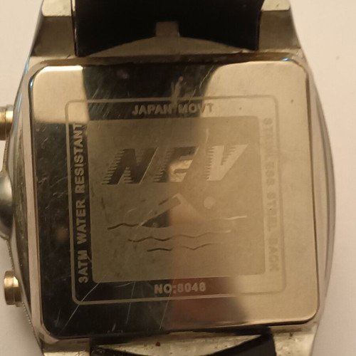 NEV No 8048 Quartz Chronograph Watch with Alarm like new