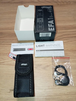 Walther EFA1 flashlight new