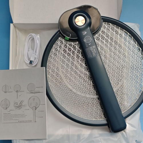 Electric Mosquito Swatter with Purple UV Light New