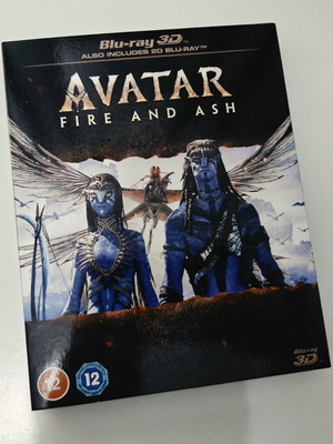 Avatar Fire and Ash 3D + 2D Blu-Ray