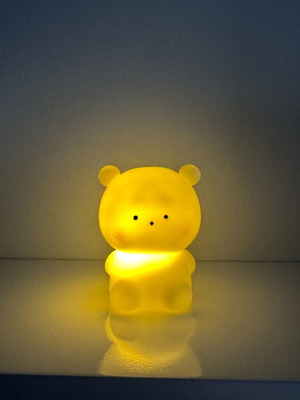 Bear lamp like new, children's 8cm battery operated