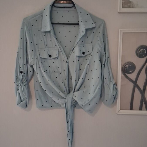 Shirt size M turquoise like new
