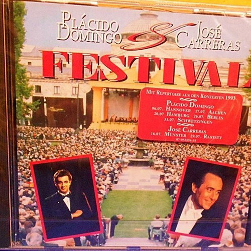 Placido Domingo - Jose Carreras Festival CD new, classical