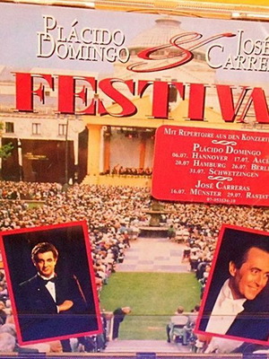 Placido Domingo - Jose Carreras Festival CD καινούργιο, κλασσική