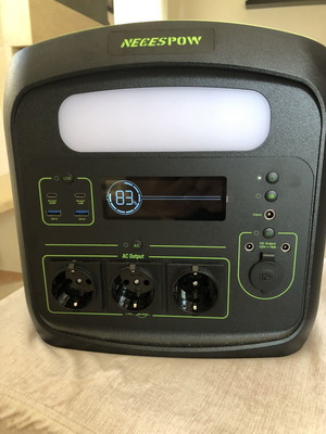NECESPOW N7576 Portable Power Station 700W 483.84Wh like new