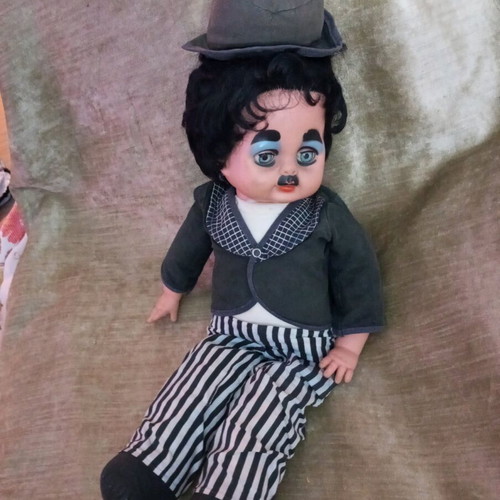 El Greco fabric Charlie doll used, large