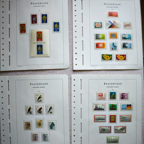 Leuchtturm collectible stamp sheets Germany 1970s