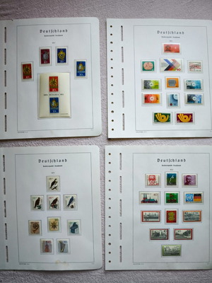 Leuchtturm collectible stamp sheets Germany 1970s