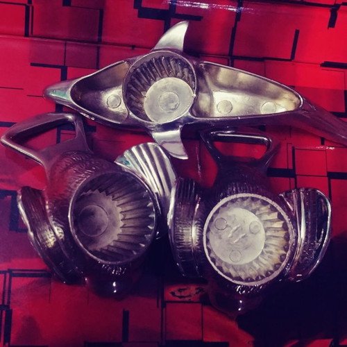 Silver-plated beer openers new, Germany 60s-70s