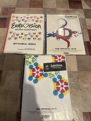 Eurovision DVD set used, 2004 2007 2008 editions with subtitles