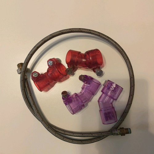 Neck for painball loader and high-pressure hose new