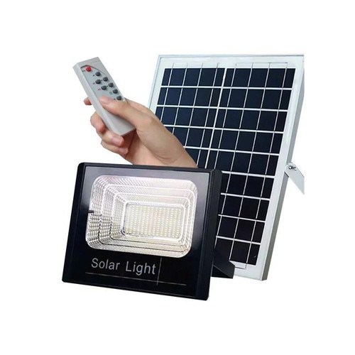Autonomous LED floodlights with solar panel new set