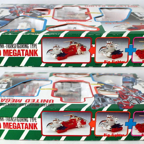 Vintage 80's Deluxe Chogokin Transformers United Megatank Robot new