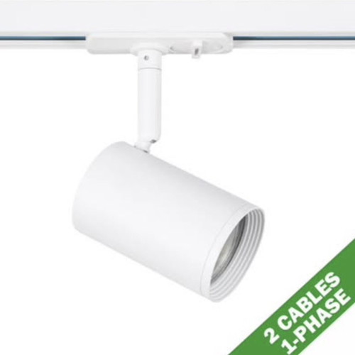 Ceiling light rails with 22 LED spotlights, complete set