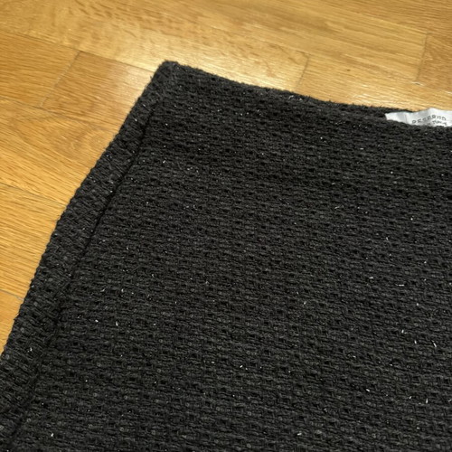 Black Reserved skirt boucle like new, size L