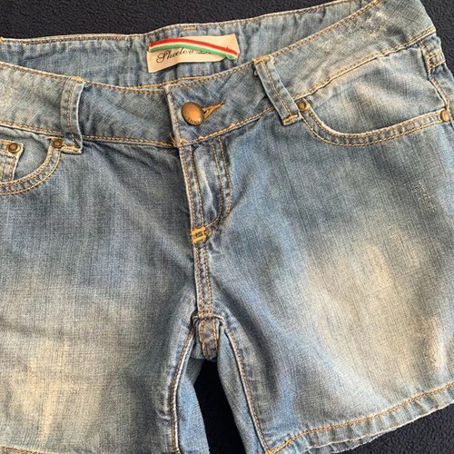Distressed shorts size S used, blue