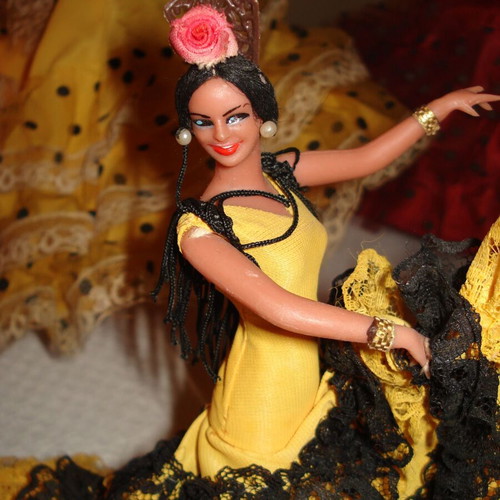 Spaniola dolls used, pack of 6 pieces