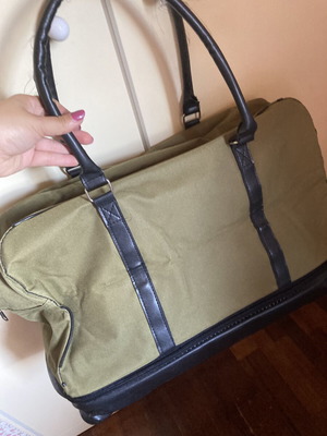 Travel bag used with zipper and shoe compartment